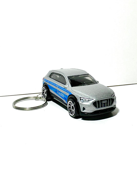 Audi E-Tron Silver European Police Car